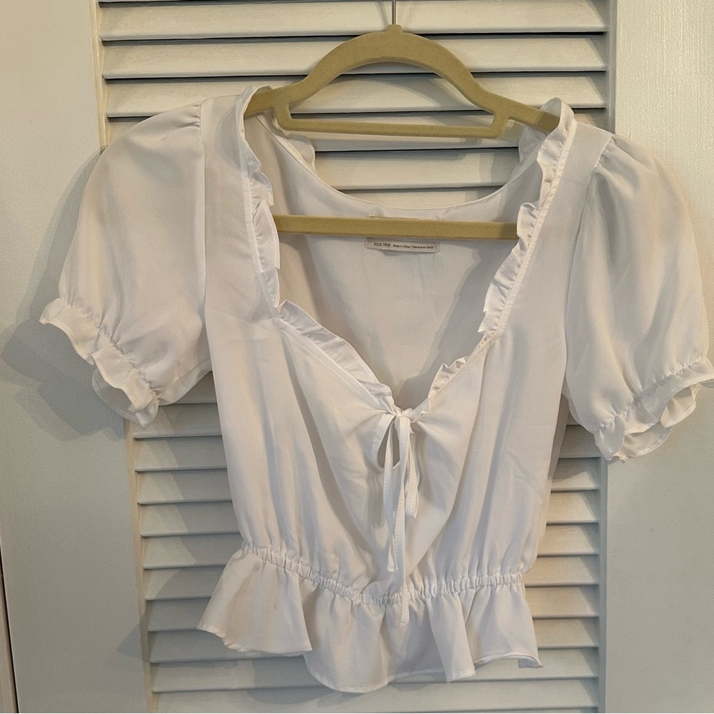 Urban Outfitters White Crop Top